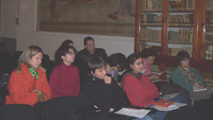 Le studentesse del Master Universitario in aula