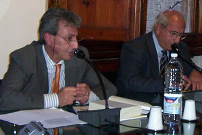 Marco Roncalli durante la conferenza